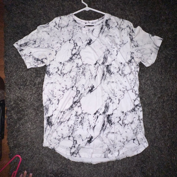 Men’s PacSun Marble Scallop Fit T-Shirt - Picture 1 of 2